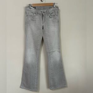 Citizens Of Humajity Concord Ingrid Flare Jeans in Gray